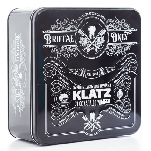 KLATZ (КЛАЦ) BRUTAL ONLY НАБОР (6 зубн. паст + подарок)