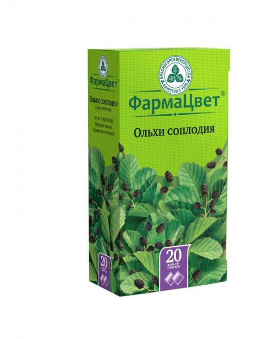 ОЛЬХА СОПЛОДИЯ КРАСНОГОРСК ф/п №20