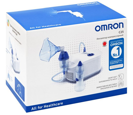 ОМРОН (OMRON) ИНГАЛЯТОР КОМПРЕССОРНЫЙ С25 (NE-C102-RU)