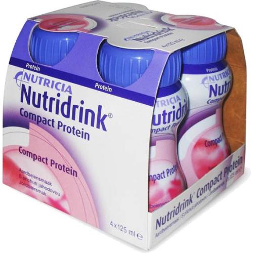 НУТРИДРИНК КОМПАКТ ПРОТЕИН СМЕСЬ ДЛЯ ЭНТЕР. ПИТАНИЯ клубника 125 мл №4