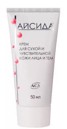 АЙСИДА КРЕМ ДЛЯ ЛИЦА И ТЕЛА 50 мл для сухой и чувствит. кожи
