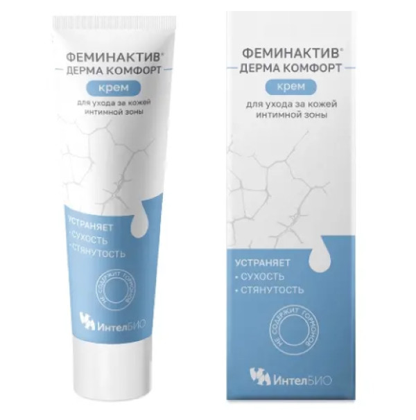 ФЕМИНАКТИВ ДЕРМА КОМФОРТ КРЕМ ДЛЯ КОЖИ 50 мл интим.зон