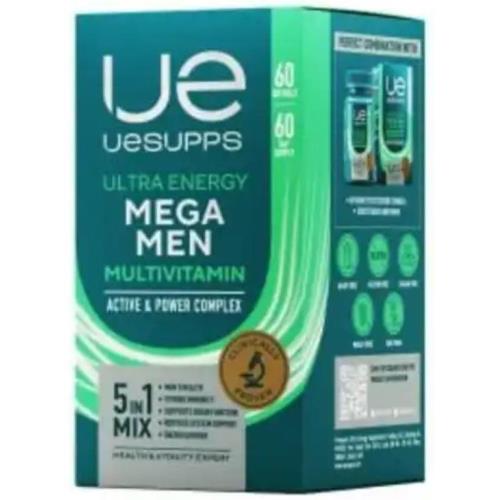 UESUPPS УЛЬТРА ЭНЕРДЖИ МЕГА МЕН МУЛЬТИВИТАМИН капс. №60