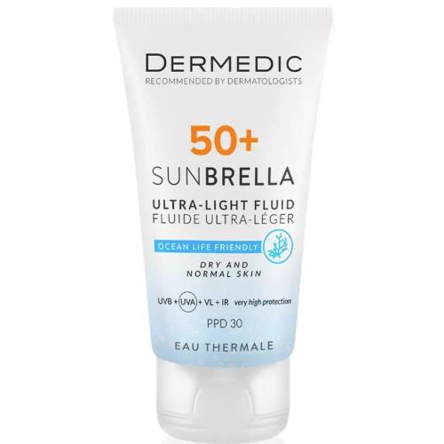 ДЕРМЕДИК SUNBRELLA ФЛЮИД ДЛЯ ЛИЦА 40 мл SPF 50+ для сухой и нормальной кожи
