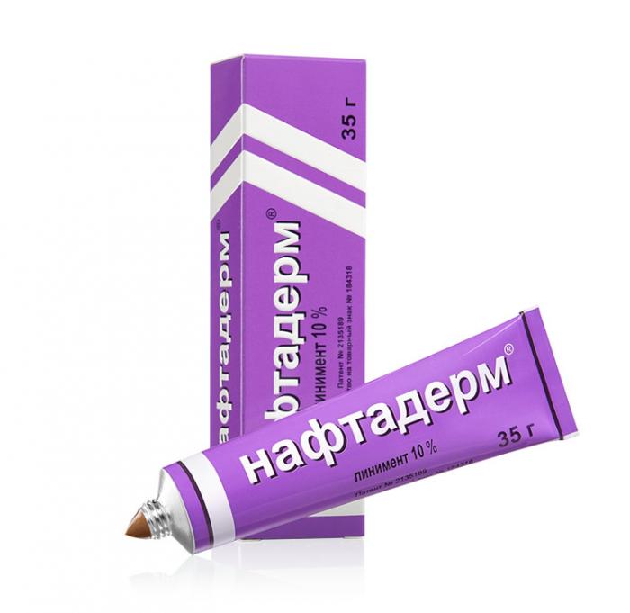 НАФТАДЕРМ линимент 10% туба 35 гр