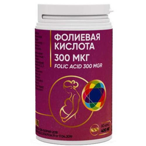 ФОЛИЕВАЯ КИСЛОТА БАД капс. №60