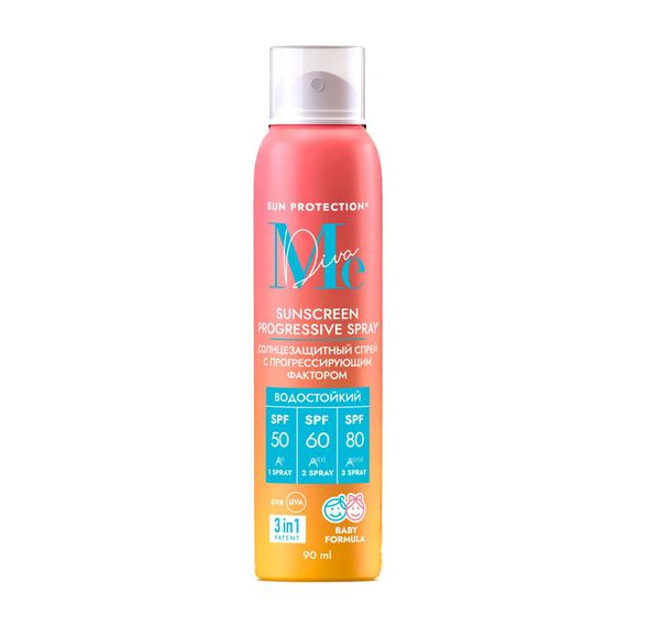 МЕДИВА САН СПРЕЙ СОЛНЦЕЗАЩИТНЫЙ 90 мл SPF50/60/80