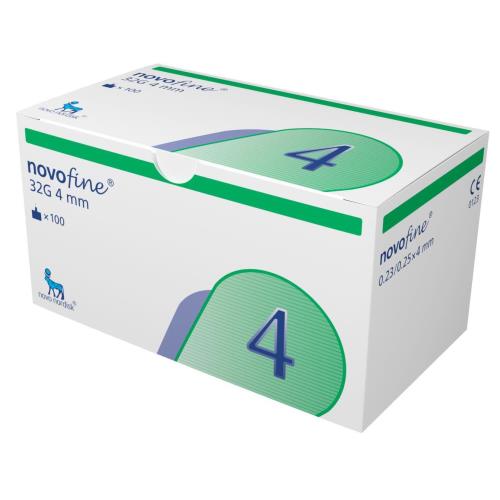 ИГЛА ДЛЯ ШПРИЦ-РУЧКИ НОВОФАЙН G32 (0,25 х 4 мм) №100