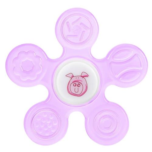 КУРНОСИКИ ПРОРЕЗЫВАТЕЛЬ ДЛЯ ЗУБОВ С ВОДОЙ 23098 хрюшка