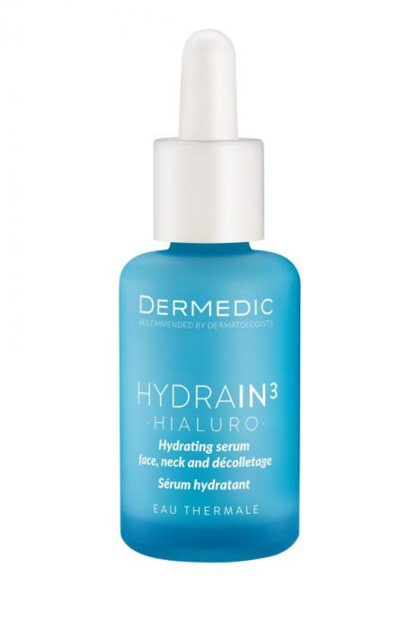 ДЕРМЕДИК HYDRAIN 3 HIALURO СЫВОРОТКА ДЛЯ ЛИЦА,ШЕИ И ДЕКОЛЬТЕ 30 гр увлажняющ.