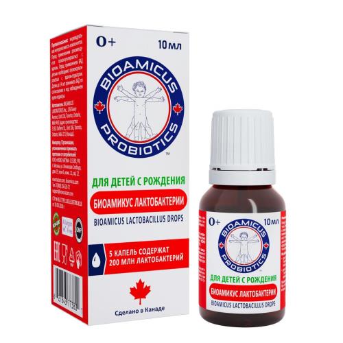 БИОАМИКУС ЛАКТОБАКТЕРИИ капли фл.-доз 10 мл