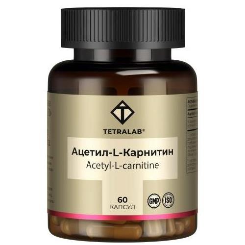 TETRALAB АЦЕТИЛ-L-КАРНИТИН 500 капс. №60