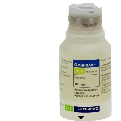 ОМНИПАК р-р д/инъекц. 300 мг йода/мл фл. 100 мл №10