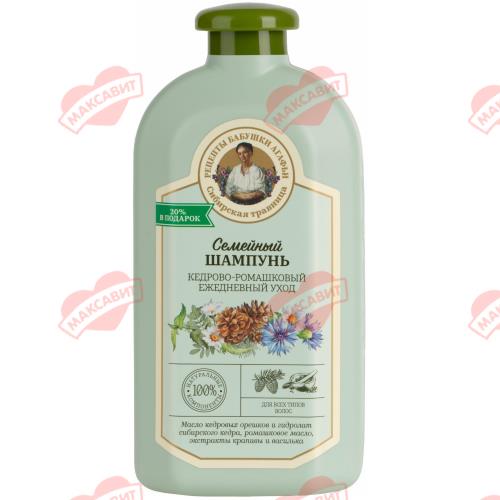 БАБУШКА АГАФЬЯ ШАМПУНЬ 500 мл кедрово-ромашковый