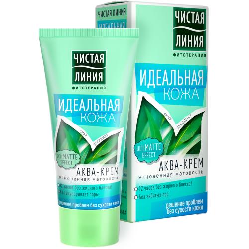 ЧИСТАЯ ЛИНИЯ ИДЕАЛЬНАЯ КОЖА КРЕМ ДЛЯ ЛИЦА 50 мл мгновен.матовость