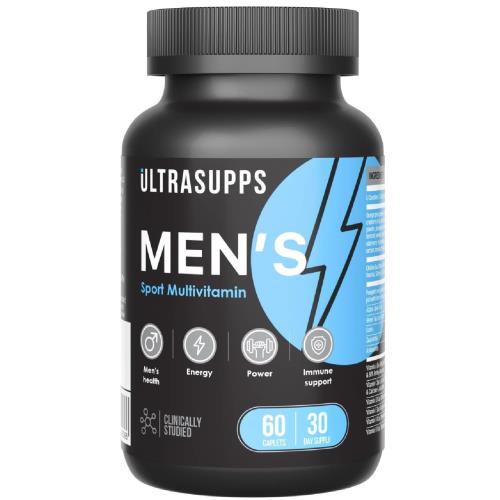 ULTRASUPPS МЕНС СПОРТ МУЛЬТИВИТАМИН каплеты №60