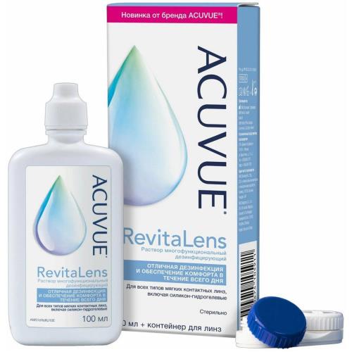 РАСТВОР ДЛЯ ЛИНЗ ACUVUE REVITALENS 100 мл