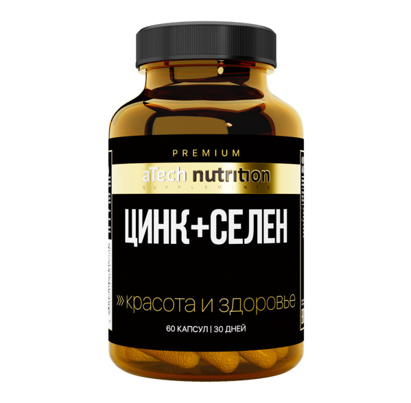 ATECH NUTRITION PREMIUM ЦИНК+СЕЛЕН капс. №60