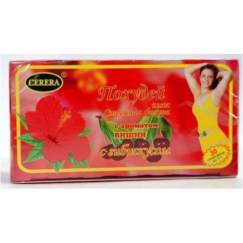 ЧАЙ ПОХУДЕЙ ПЛЮС СТРОЙНАЯ ФИГУРА вишня ф/п №30