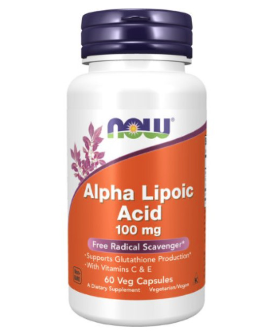 NOW АЛЬФА-ЛИПОЕВАЯ КИСЛОТА капс. №60