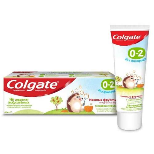 КОЛГЕЙТ ЗУБНАЯ ПАСТА ДЕТСКАЯ 40 мл нежные фрукты