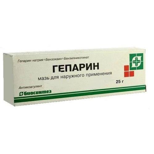 ГЕПАРИНОВАЯ МАЗЬ БИОСИНТЕЗ 25 гр