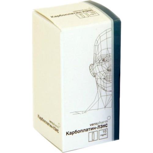 КАРБОПЛАТИН конц. для инфуз. р-р 10 мг/мл фл. 15 мл №1