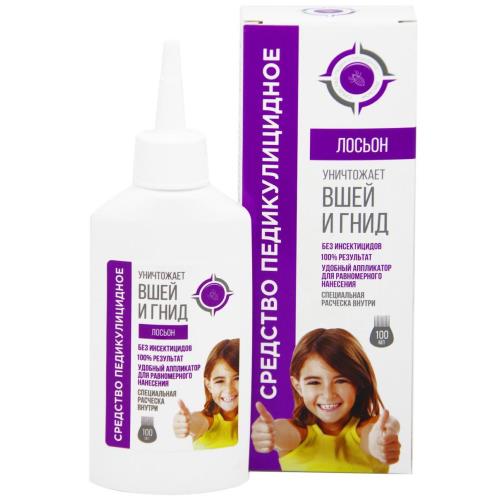 ДИМЕТИКОН лосьон педикулицидн. 4% 100 мл + гребень