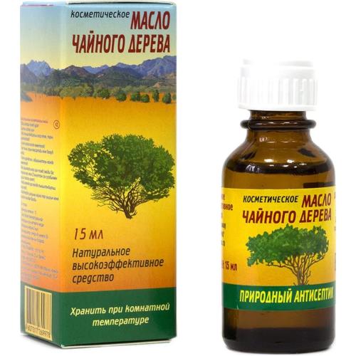 МАСЛО КОСМЕТИЧЕСКОЕ ПРИРОДНЫЙ АНТИСЕПТИК ЭЛЬФАРМА 15 мл чайного дерева