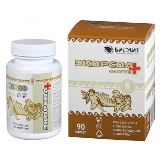 ЭКОРСОЛ ФОРТЕ + капс. №90