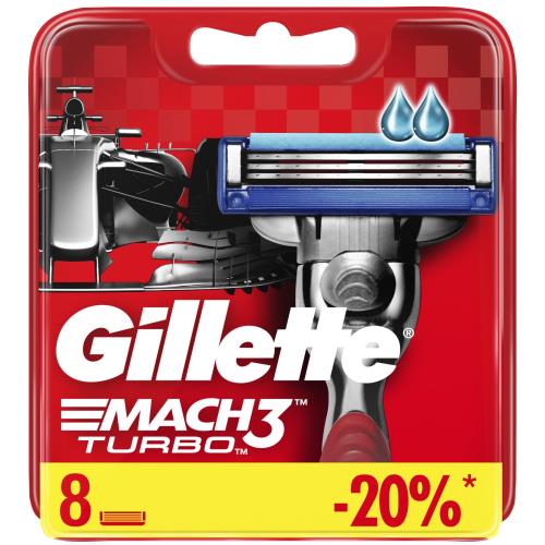 ЖИЛЛЕТТ (GILLETTE) MACH3 TURBO КАССЕТА №8
