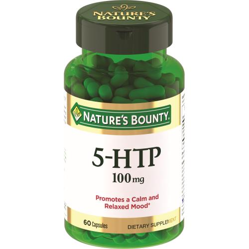 НЭЙЧЕС БАУНТИ (NATURE`S BOUNTY) 5-ГИДРОКСИТРИПТОФАН (5-НТР) капс. №60