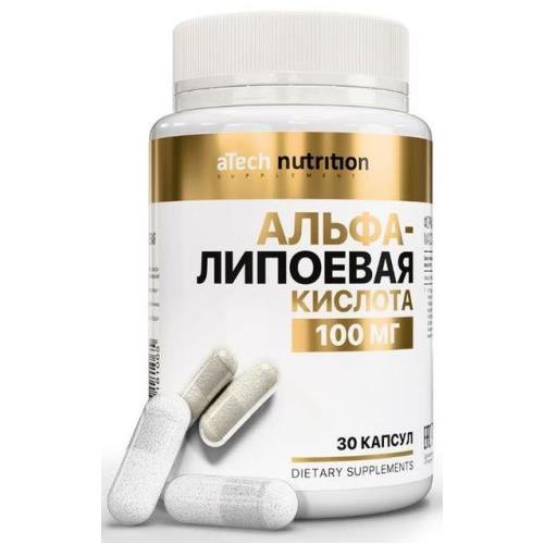 ATECH NUTRITION АЛЬФА-ЛИПОЕВАЯ КИСЛОТА капс. №30