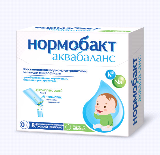 НОРМОБАКТ АКВАБАЛАНС пор. внутр. яблоко саше №8