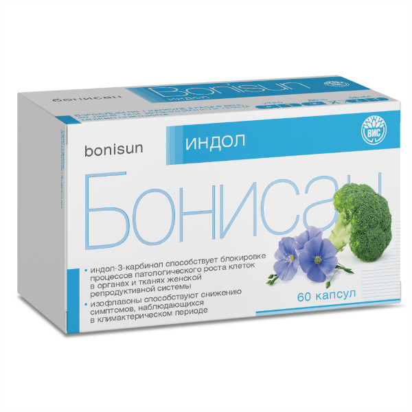 БОНИСАН ИНДОЛ капс. №60