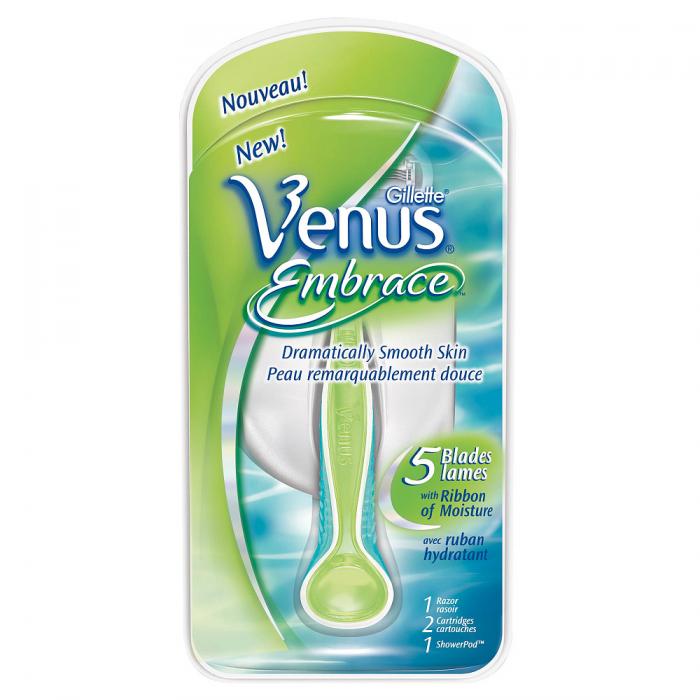 ЖИЛЛЕТТ (GILLETTE) VENUS EMBRACE СТАНОК 2 кассеты