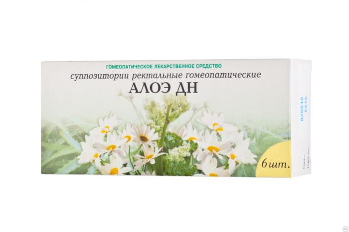 АЛОЭ ДН гомеопат. супп. рект. №6
