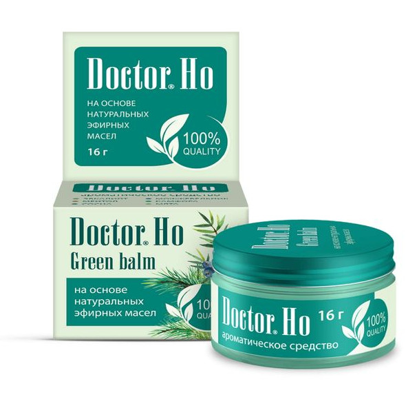 ДОКТОР ХО бальзам green balm 16 гр