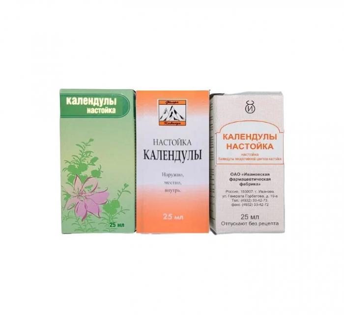 КАЛЕНДУЛА настойка фл. 25 мл