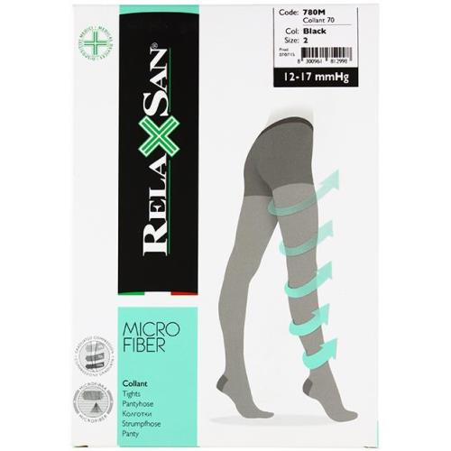 КОЛГОТКИ АНТИВАРИКОЗНЫЕ РЕЛАКСАН 70 ден р.2 черн