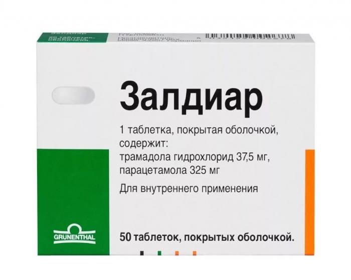 ЗАЛДИАР табл. 325+37,5 мг №50