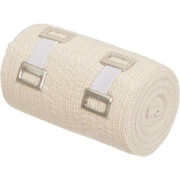 БИНТ ЭЛАСТИЧНЫЙ СР с застежками 8см х 3,5м