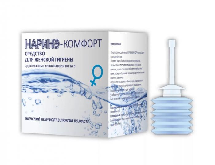 НАРИНЭ-КОМФОРТ ср-во д/интим. гиг. аппликатор 10 мл №9