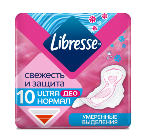 ЛИБРЕСС ПРОКЛАДКИ ULTRA НОРМАЛ №10 мягкая поверхность