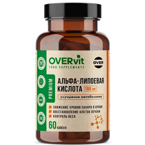 OVERVIT АЛЬФА-ЛИПОЕВАЯ КИСЛОТА капс. №60