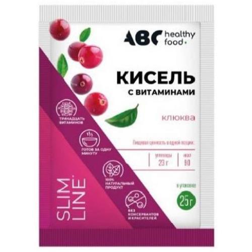 АВС ХЭЛСИ ФУД КИСЕЛЬ ВИТАМИНИЗИРОВАННЫЙ клюква 25 гр