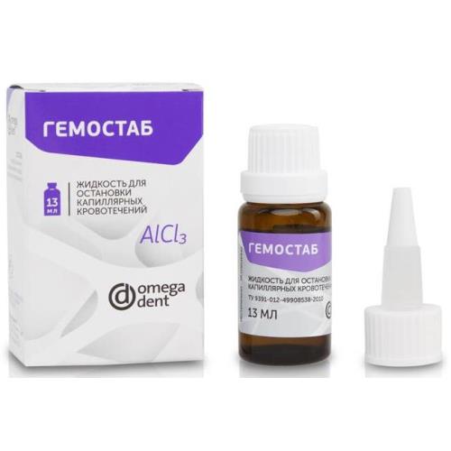 ГЕМОСТАБ р-р наруж. д/остан. капил. кровотечений фл. 13 мл