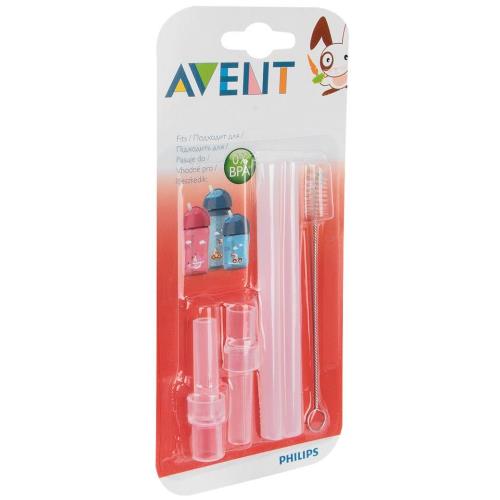 АВЕНТ НАБОР ДЛЯ КОРМЛЕНИЯ 83430 (764/00) 2 смен. трубочки д/поильника + ершик
