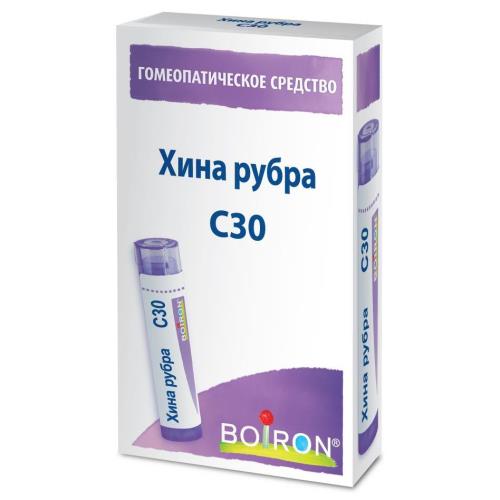 ХИНА РУБРА С30 гранулы гомеопатич. 4 гр