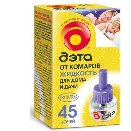 ДЭТА INSECTO ЖИДКОСТЬ ОТ КОМАРОВ 45 ночей
